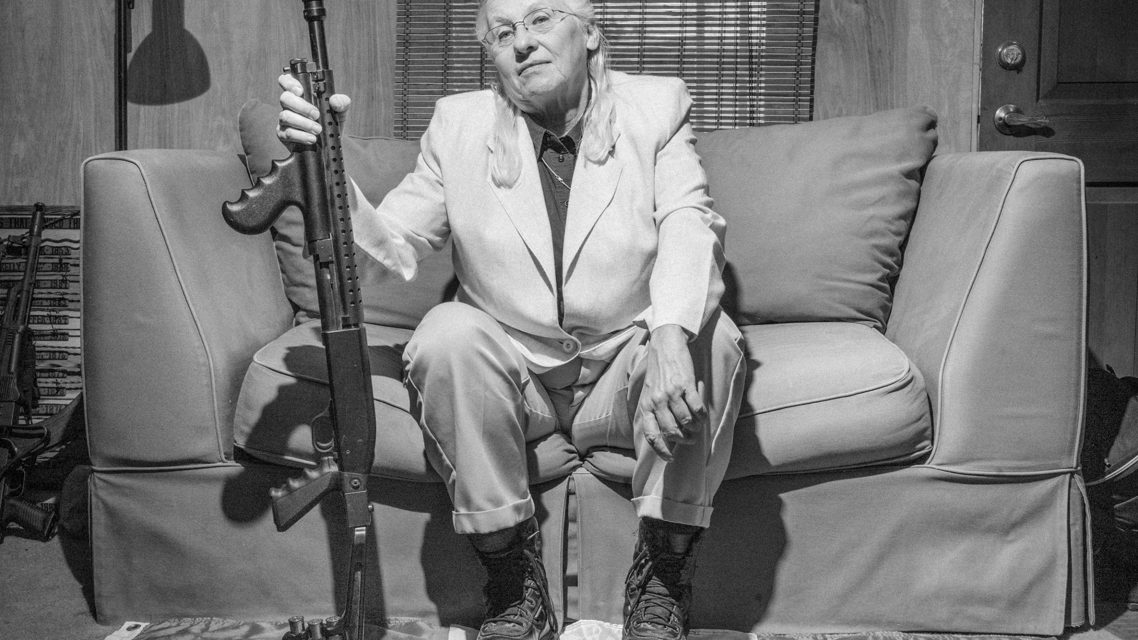 Une suprémaciste blanche près de la frontière mexicaine