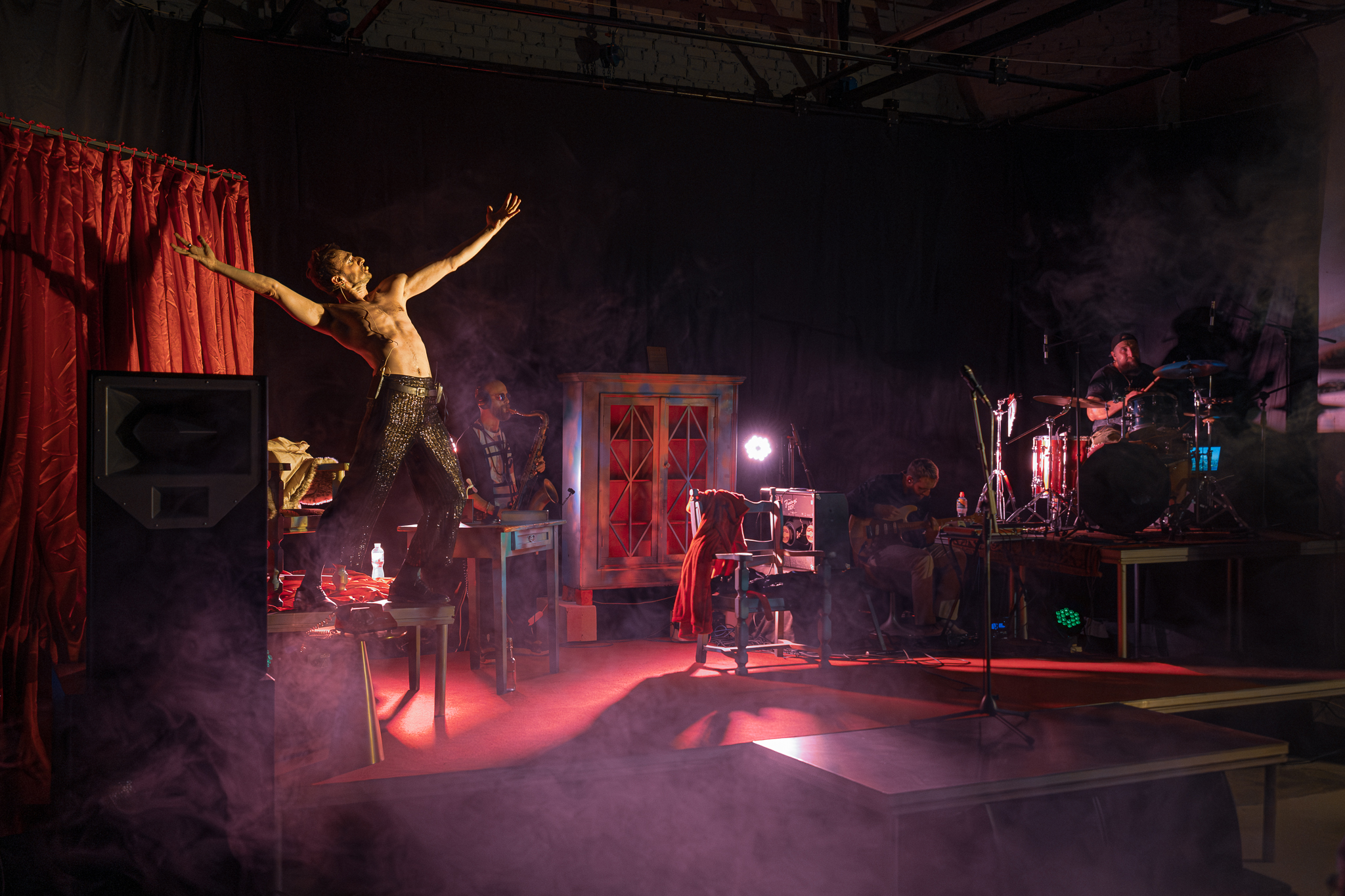 spectacle de théâtre et musique à Kharkiv