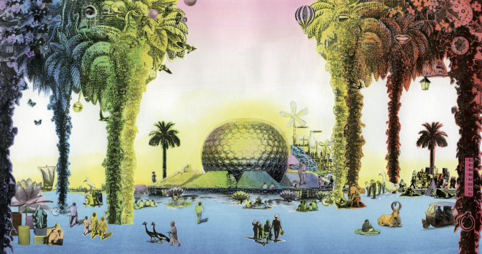 Paysage d'une cité idéale