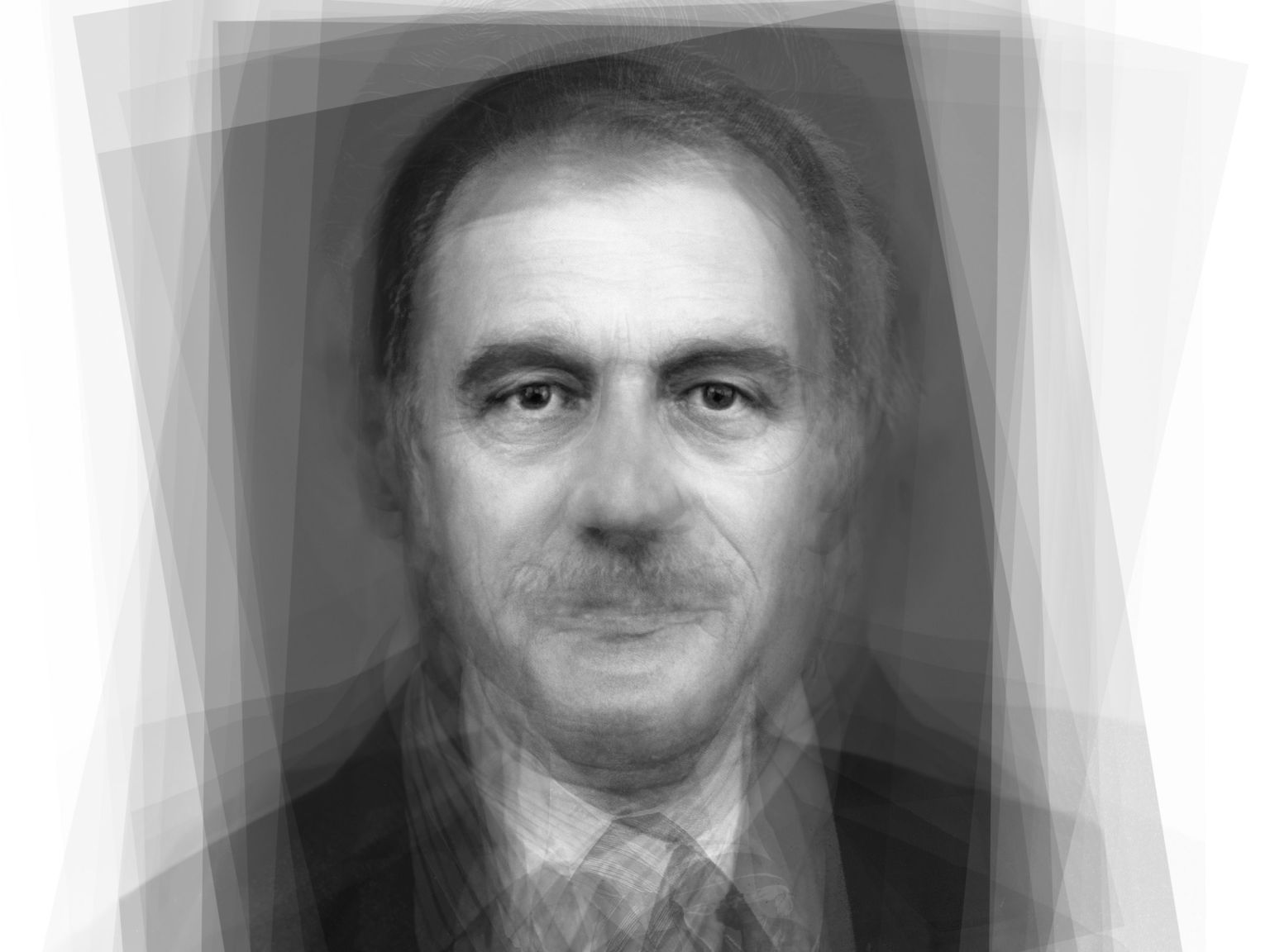 visages superposés des présidents de la République française