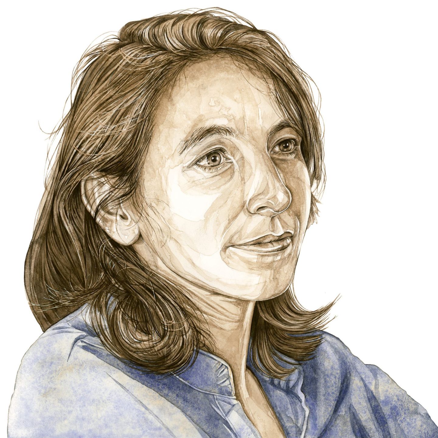 portrait dessiné de Frédérique de Vignemont