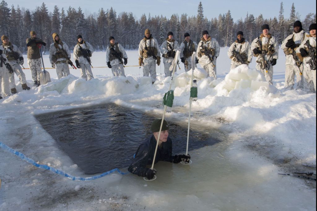 entraînement militaire dans l’Arctique