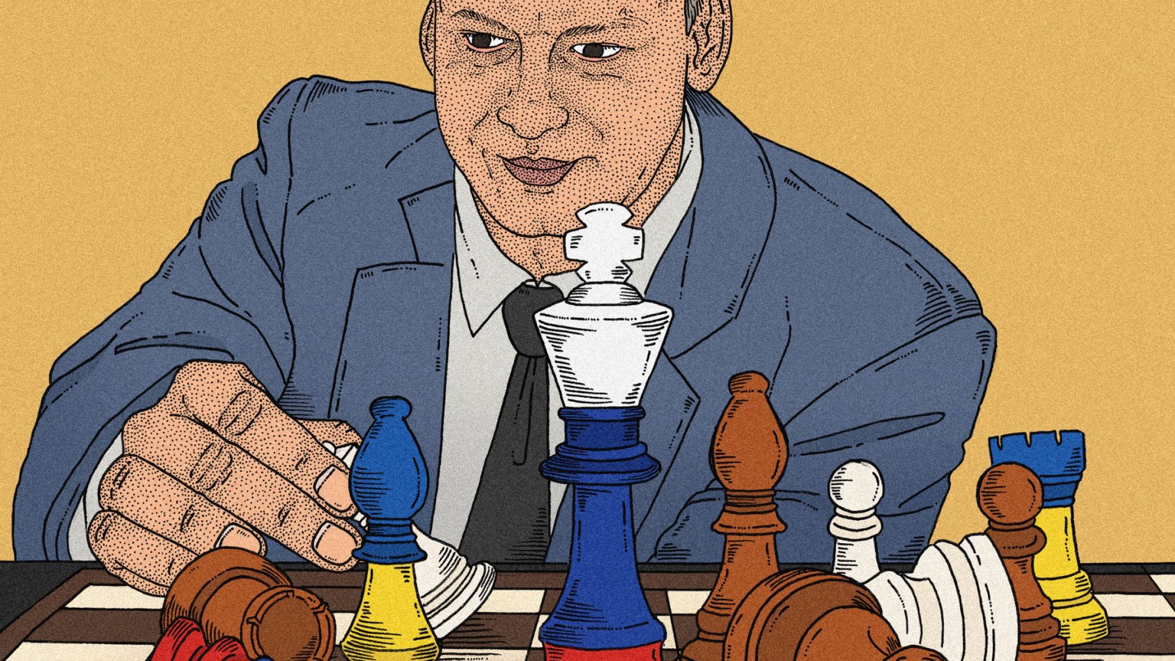 Entre Kremlin et Occident, la dangereuse partie du patron mondial des échecs