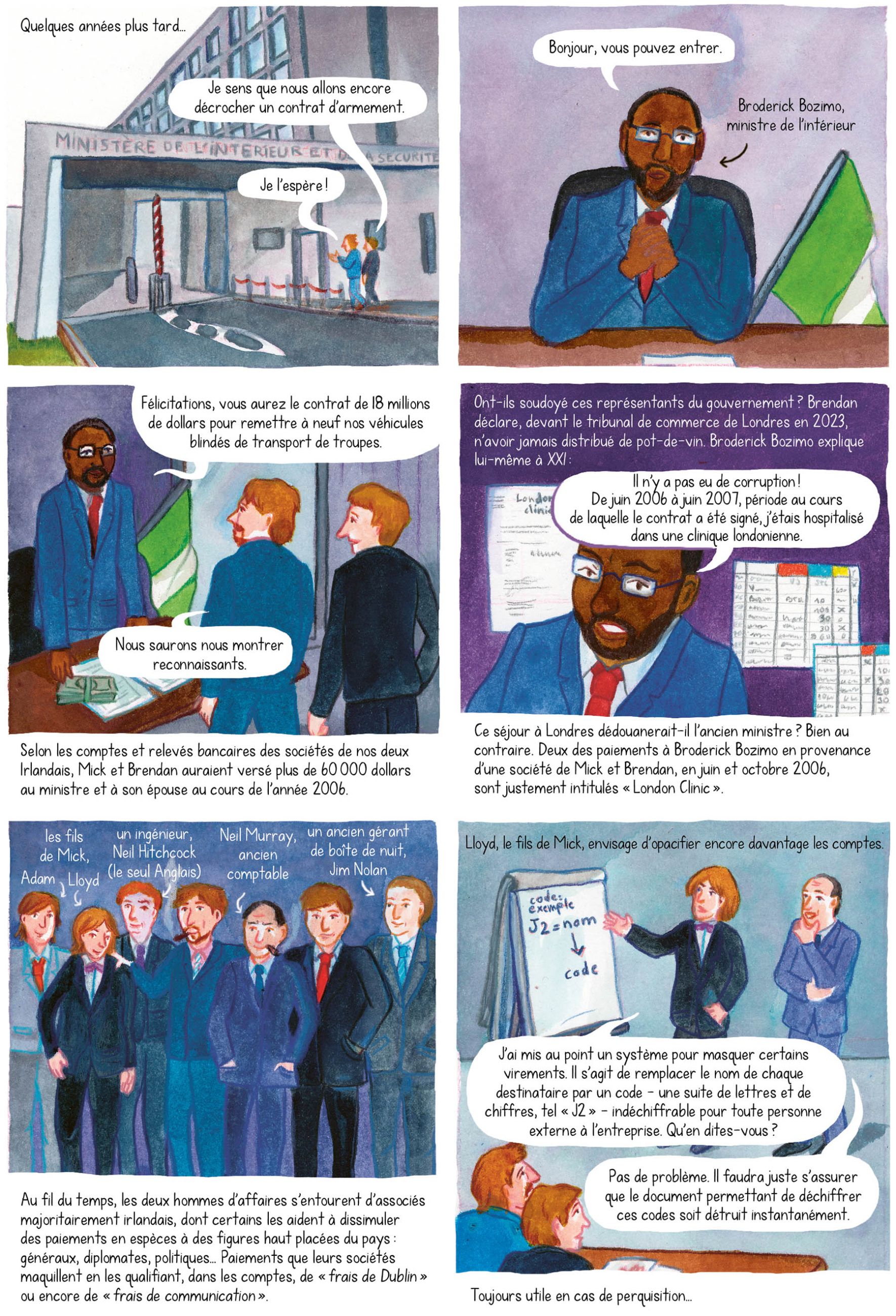 planche de bande dessinée