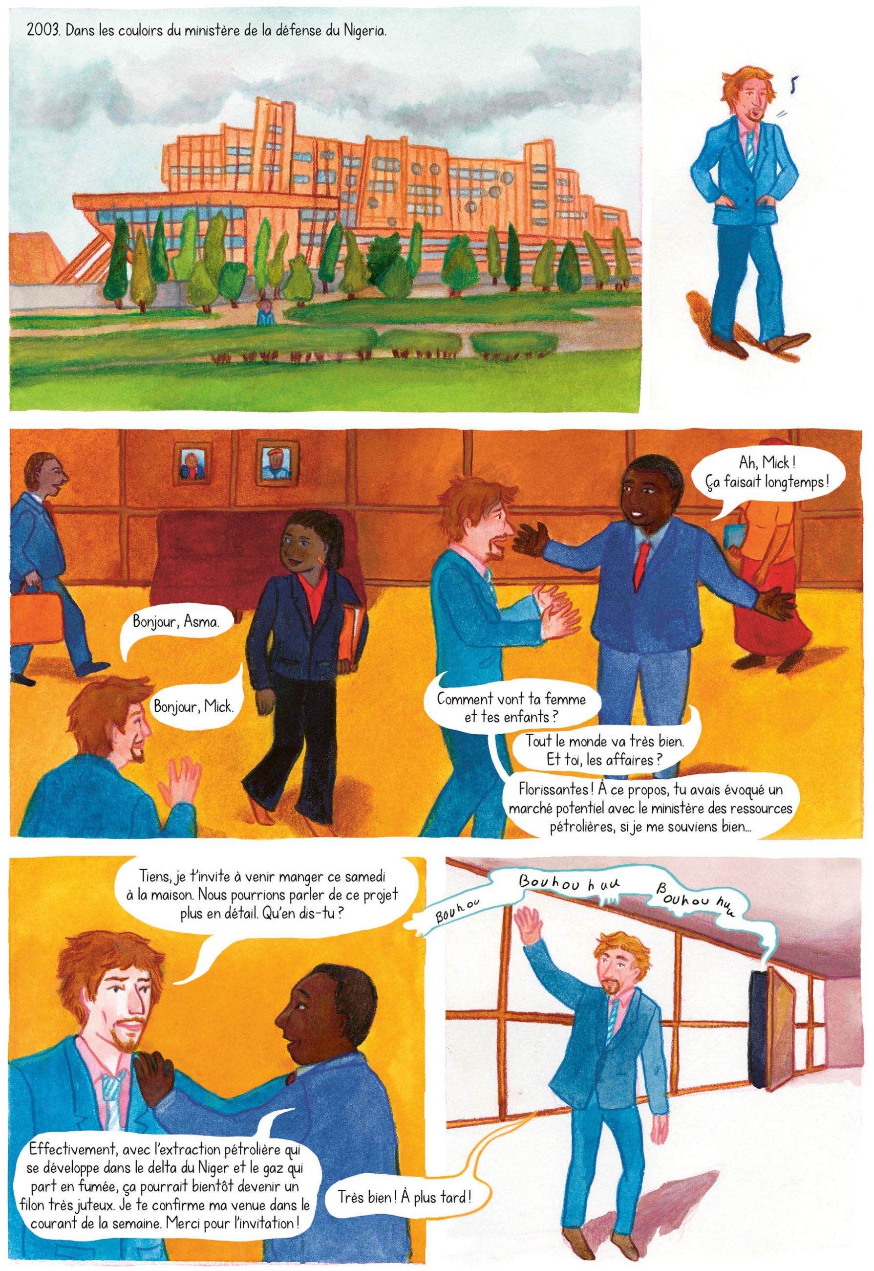 planche de bande dessinée