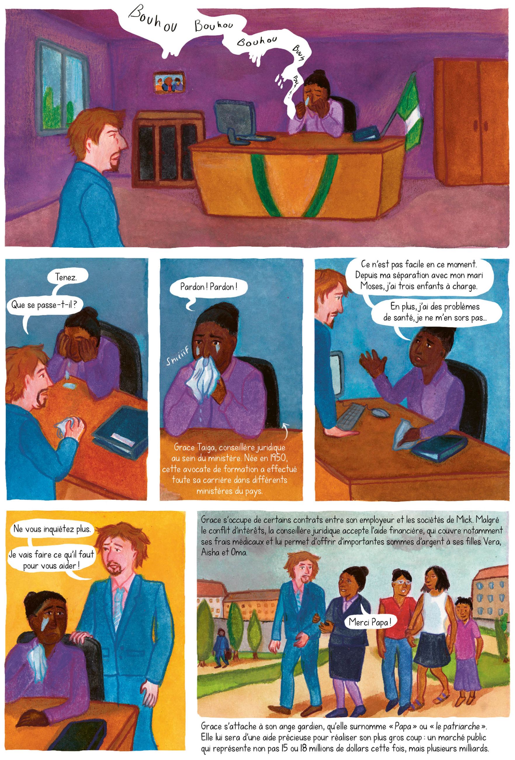 planche de bande dessinée