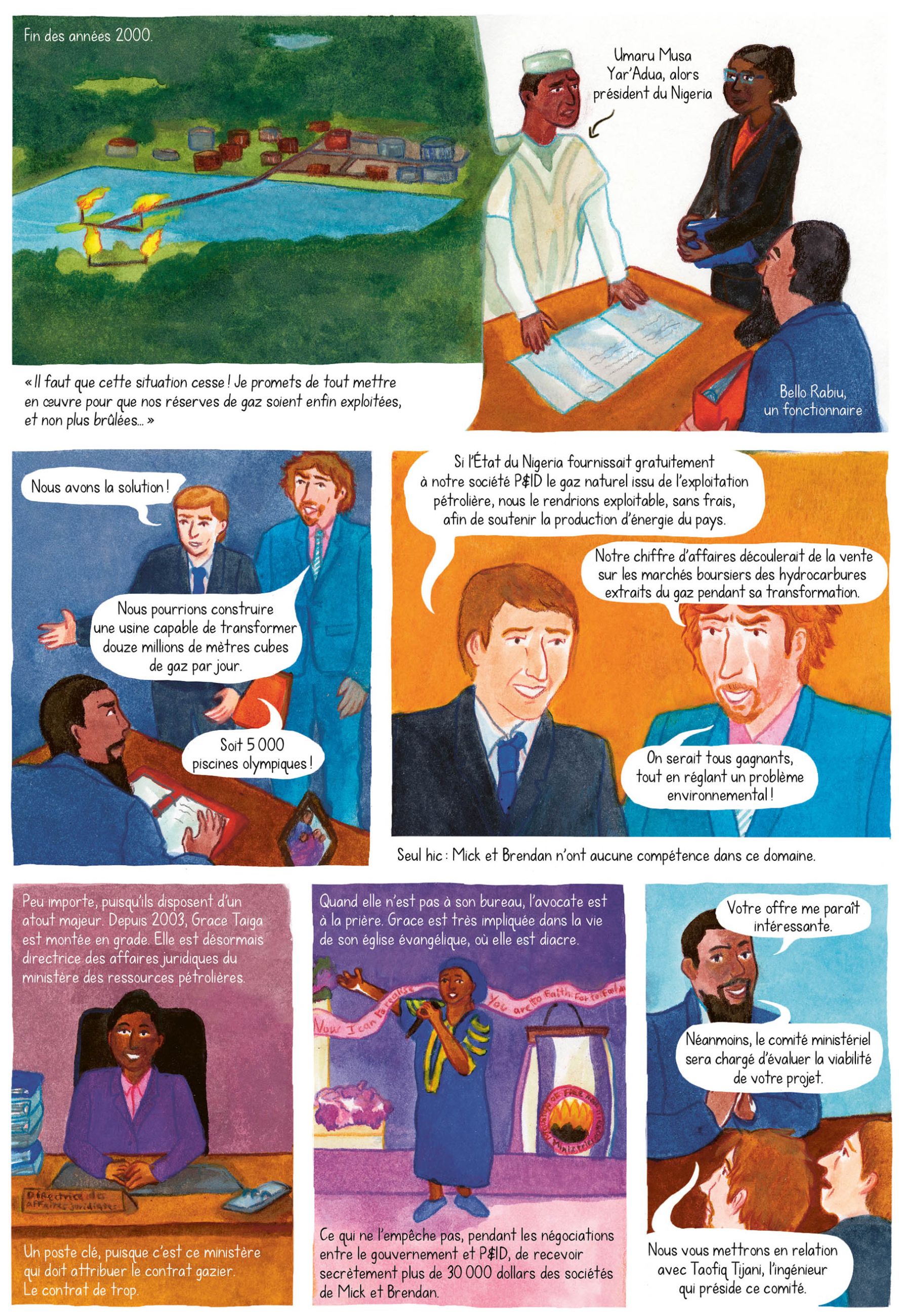 planche de bande dessinée