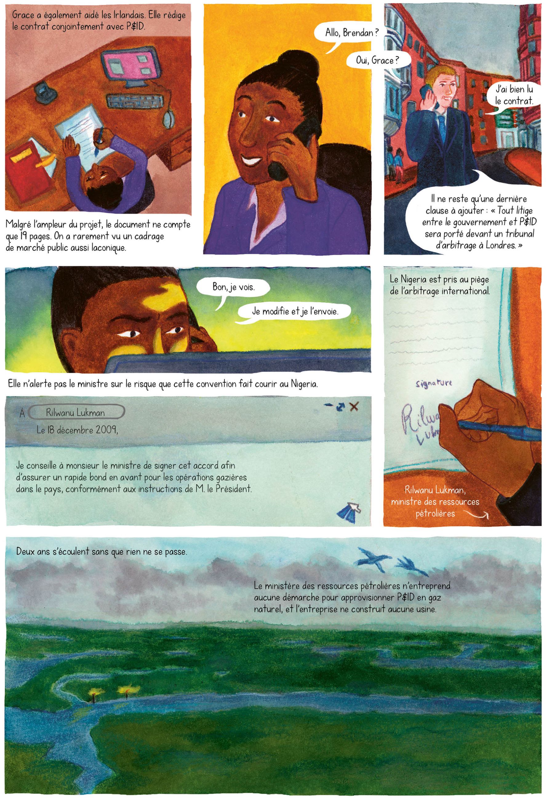 planche de bande dessinée