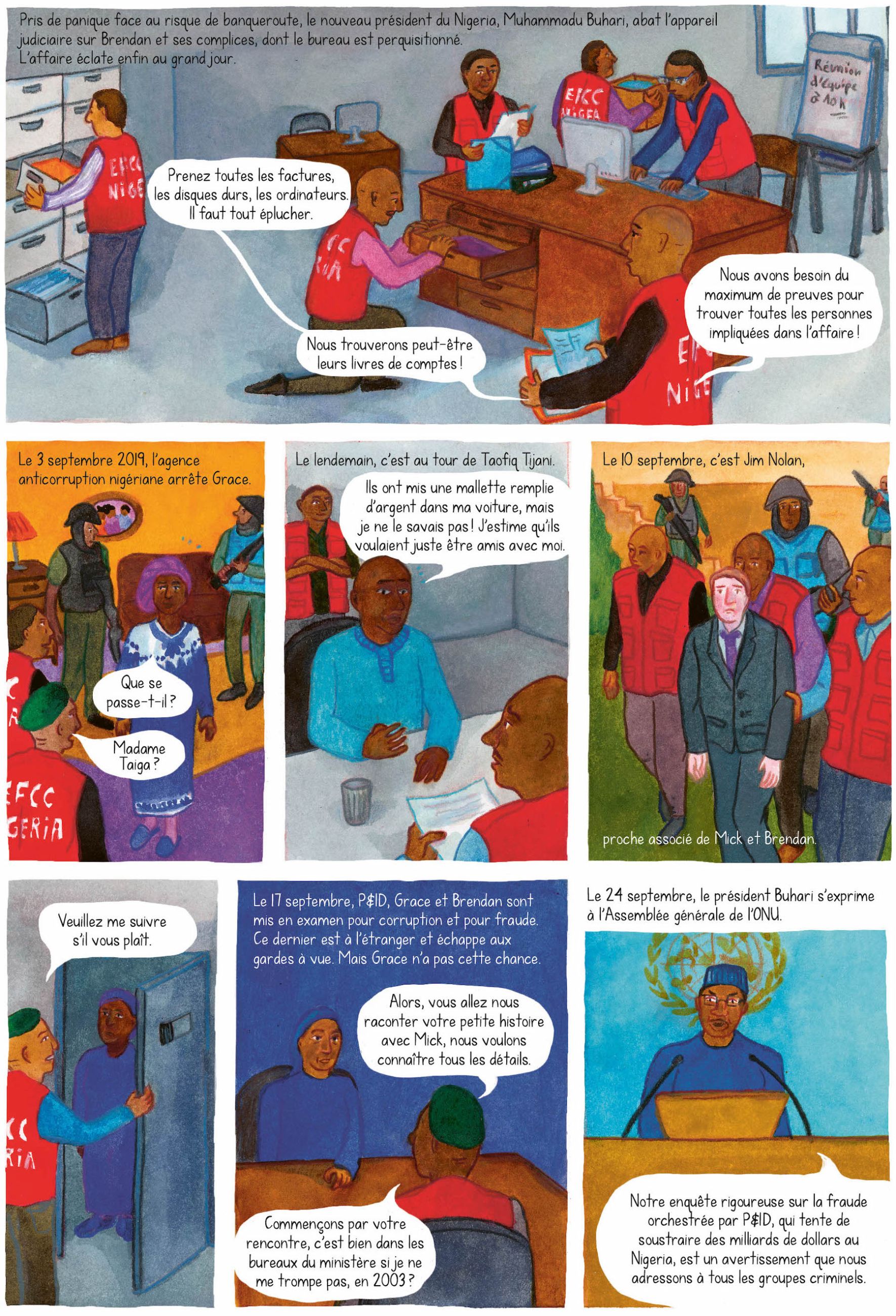 planche de bande dessinée