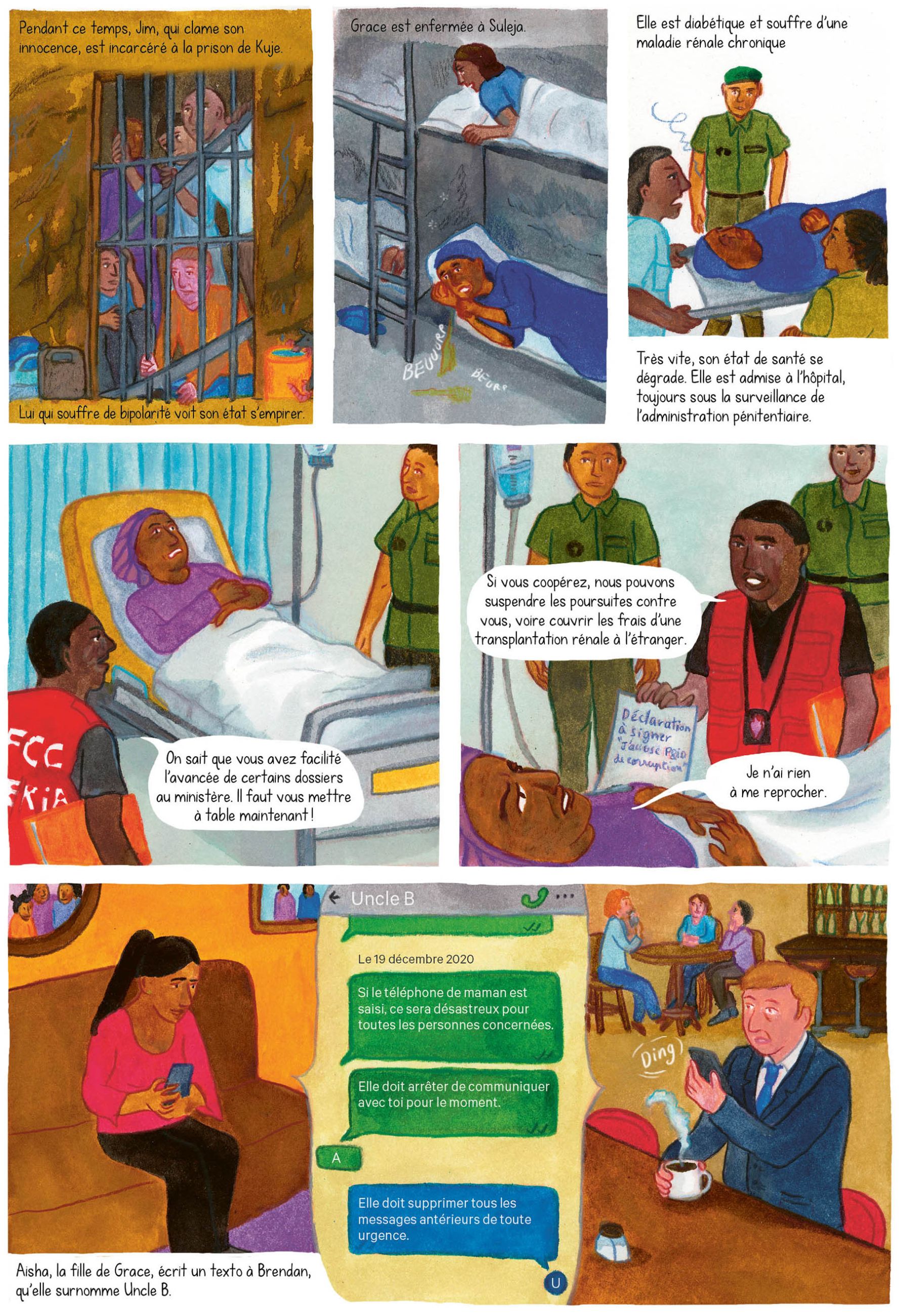 planche de bande dessinée