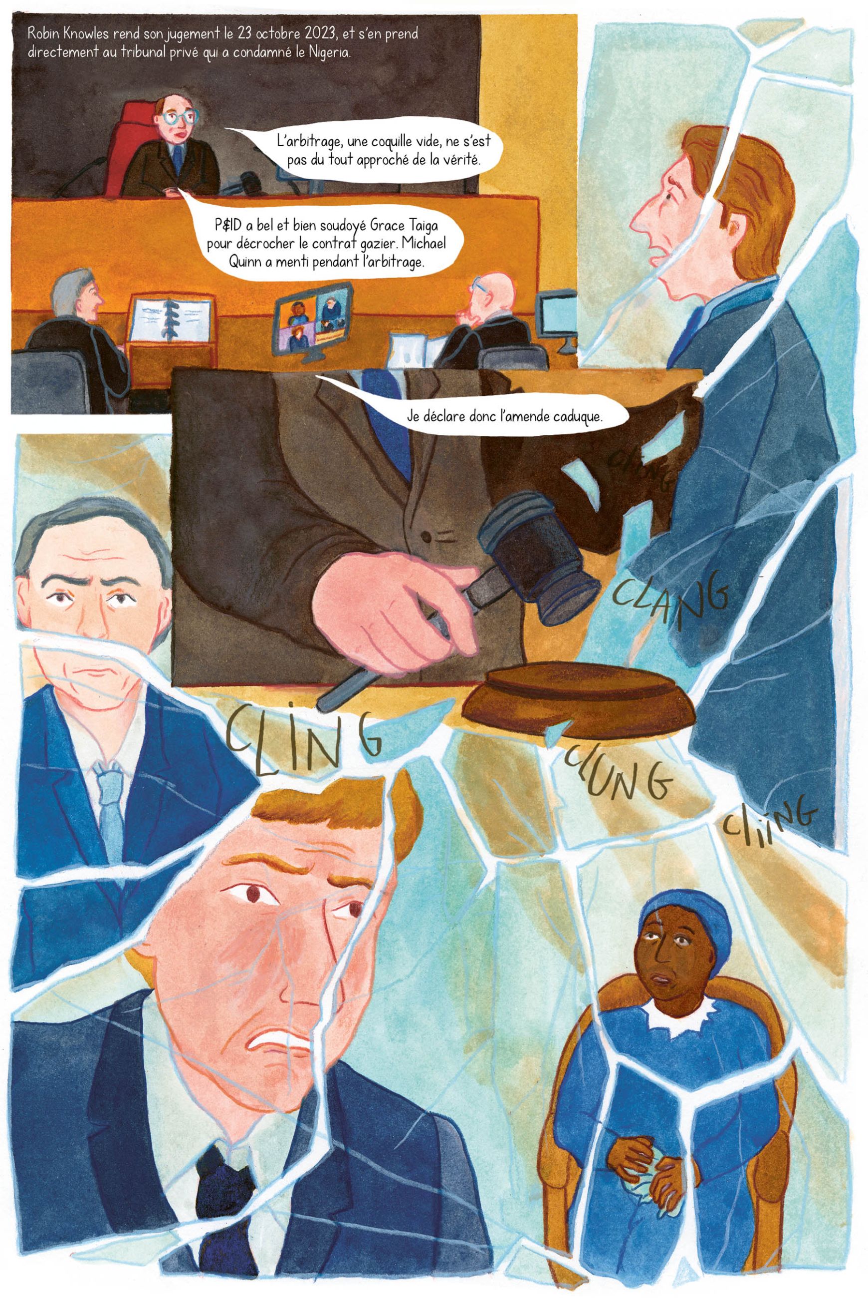 planche de bande dessinée