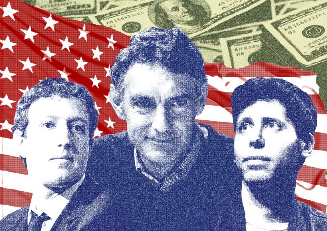 Mark Zuckerberg, Emmanuel Saez et Sam Altman