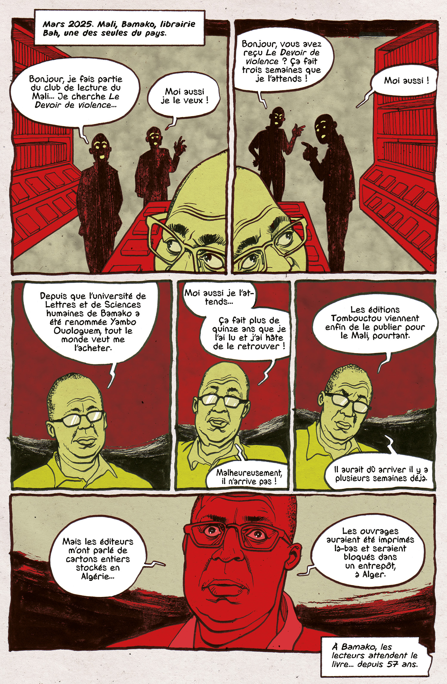 planche de bande dessin&eacute;e