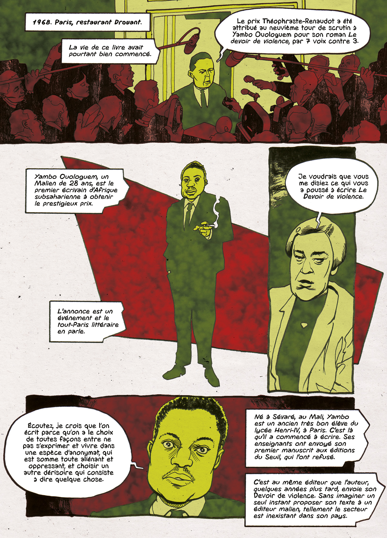 planche de bande dessin&eacute;e