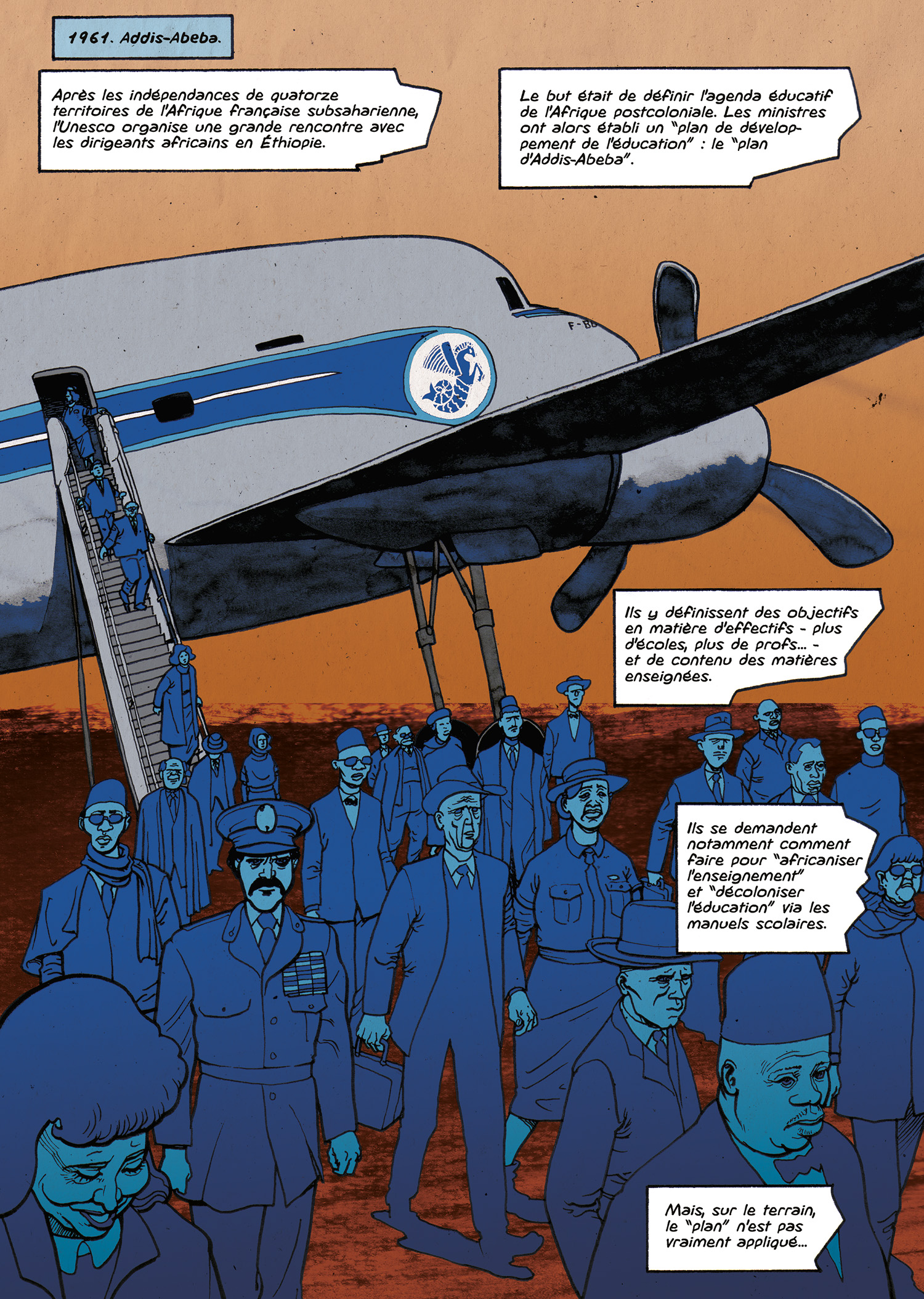 planche de bande dessin&eacute;e