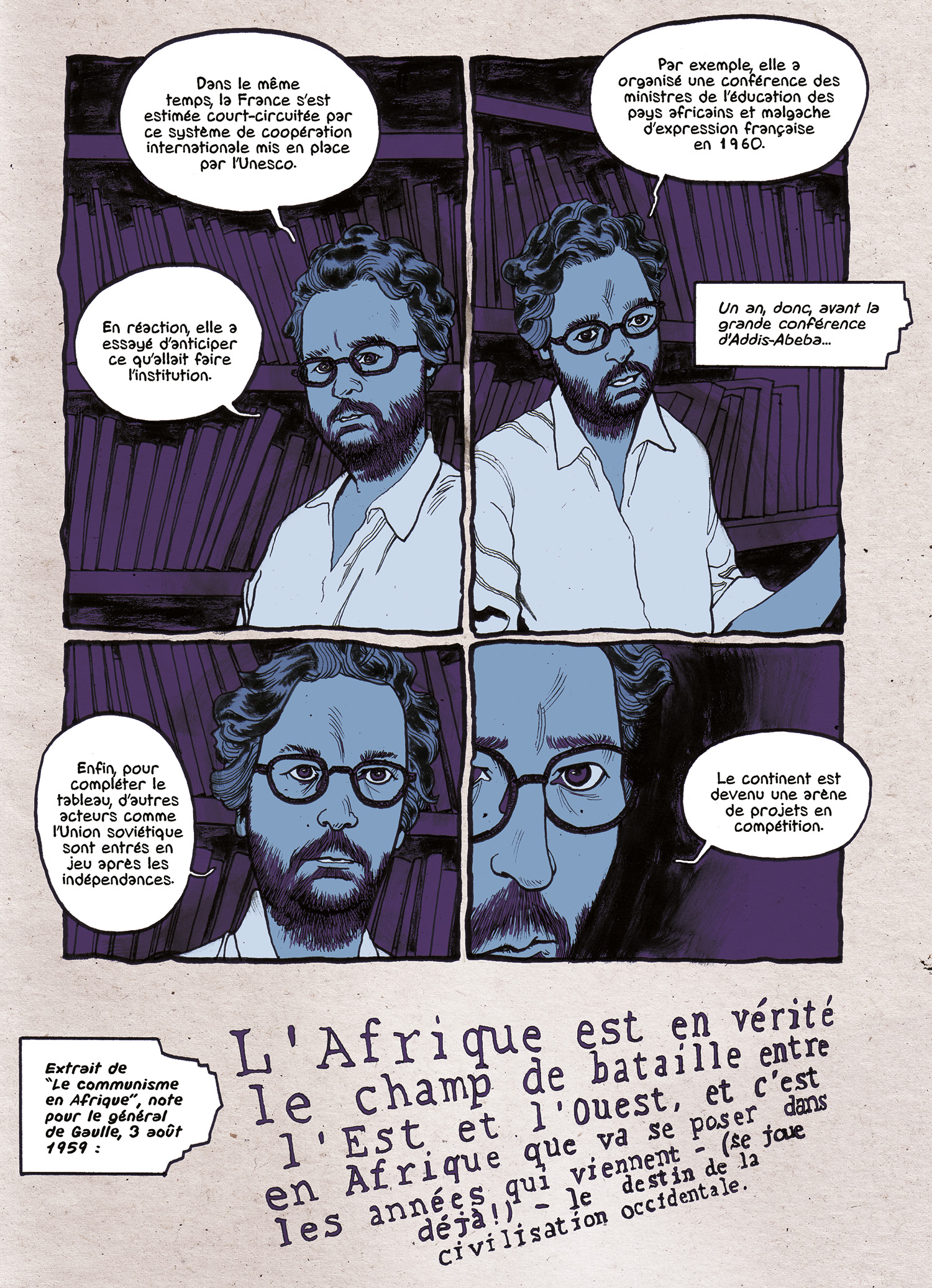 planche de bande dessin&eacute;e