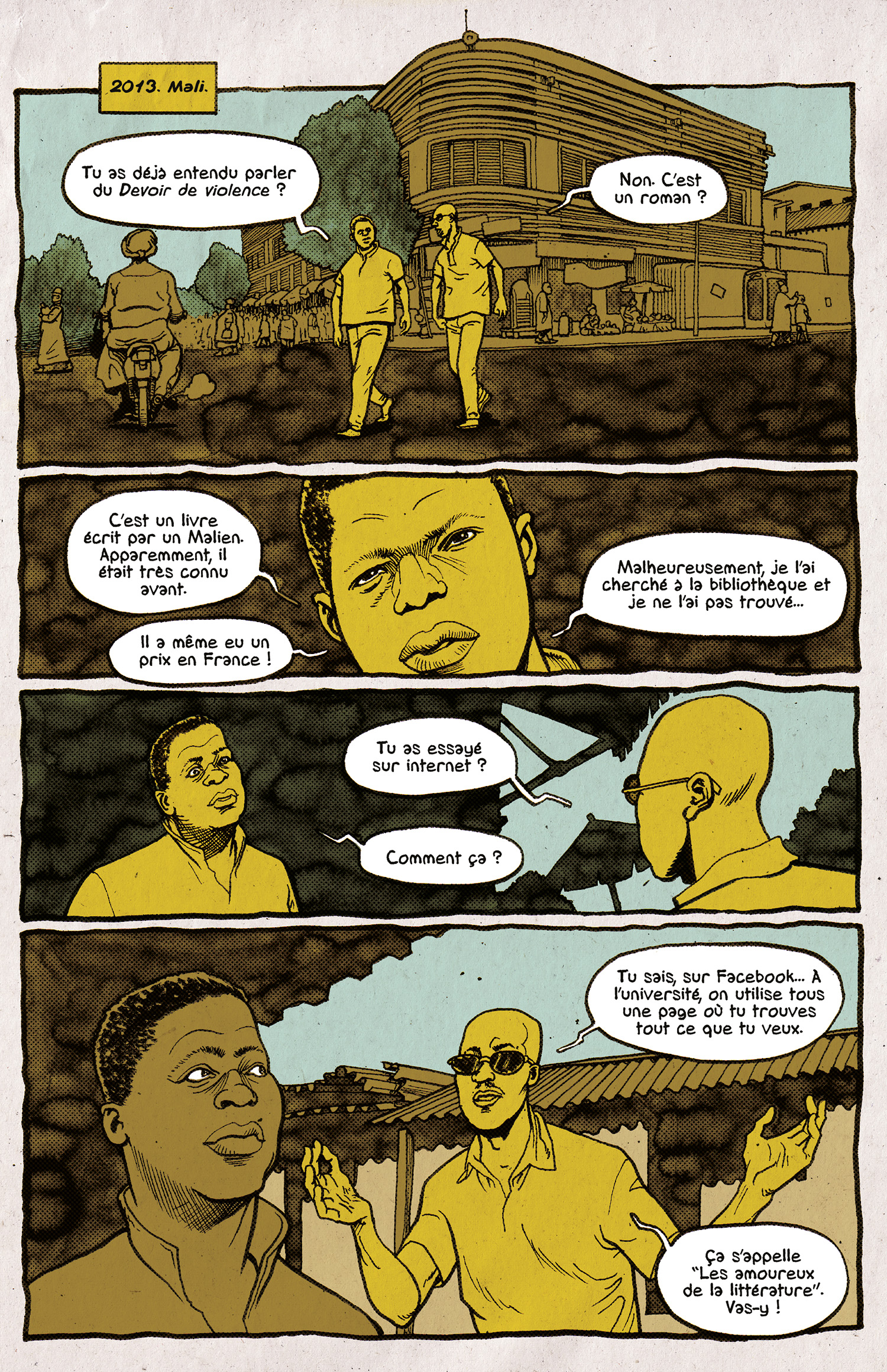 planche de bande dessin&eacute;e