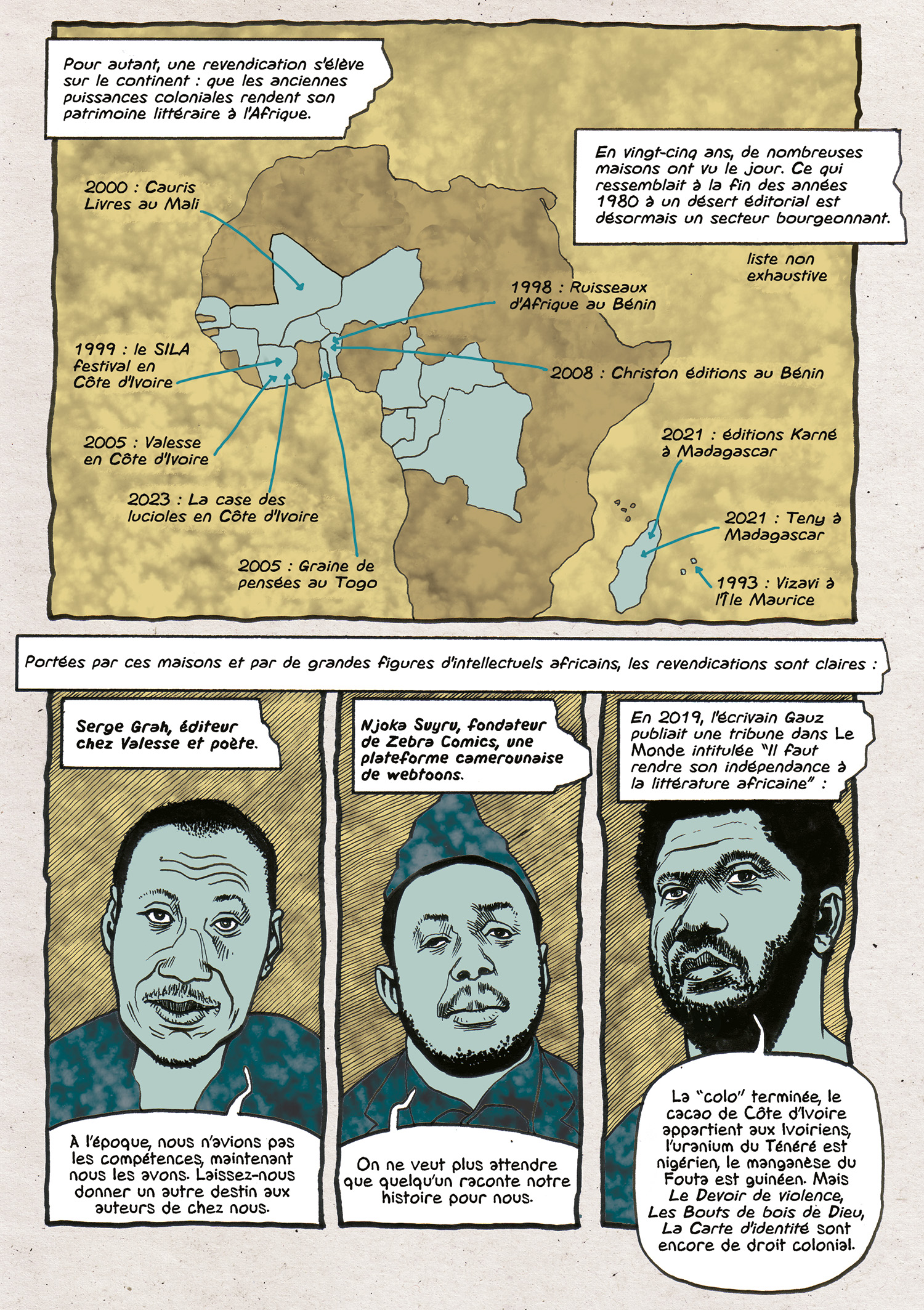 planche de bande dessin&eacute;e