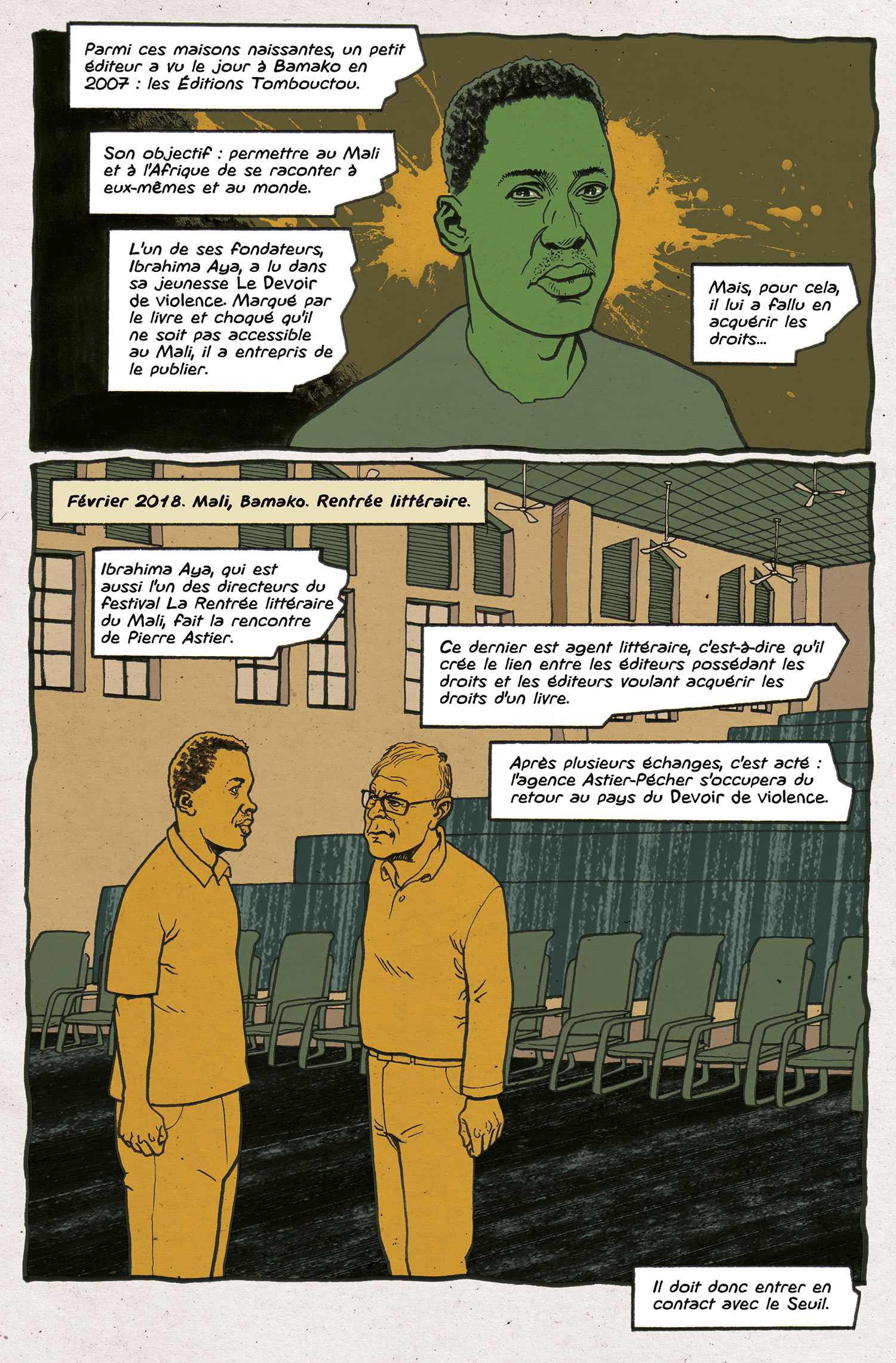 planche de bande dessin&eacute;e