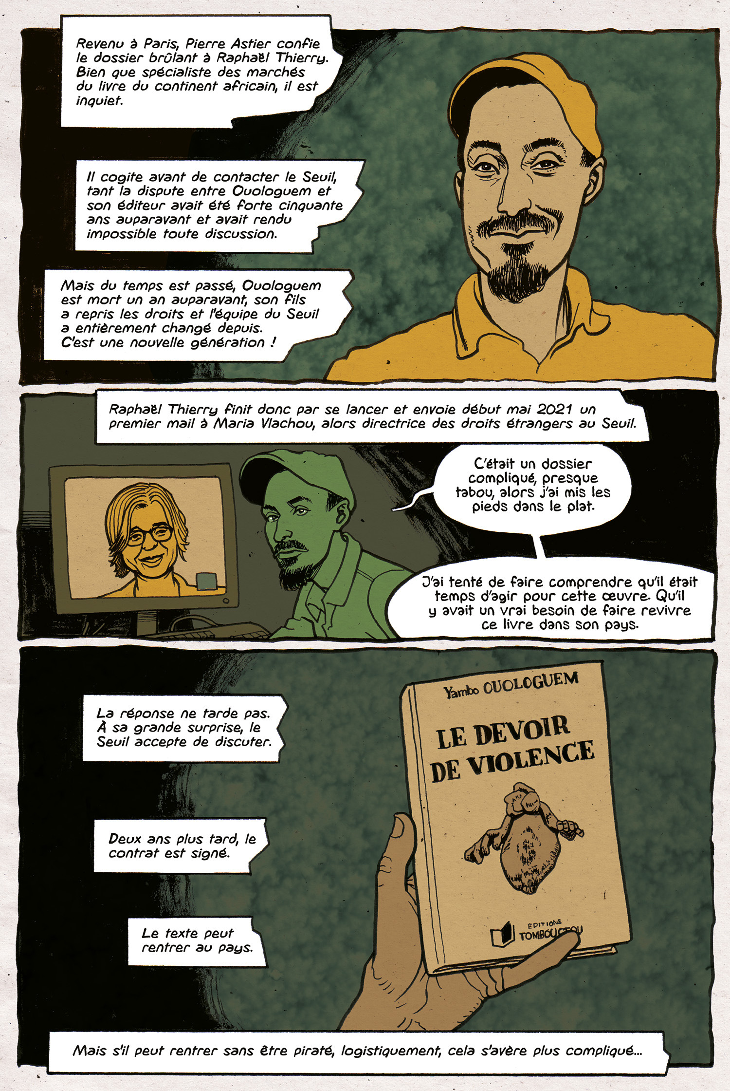 planche de bande dessin&eacute;e