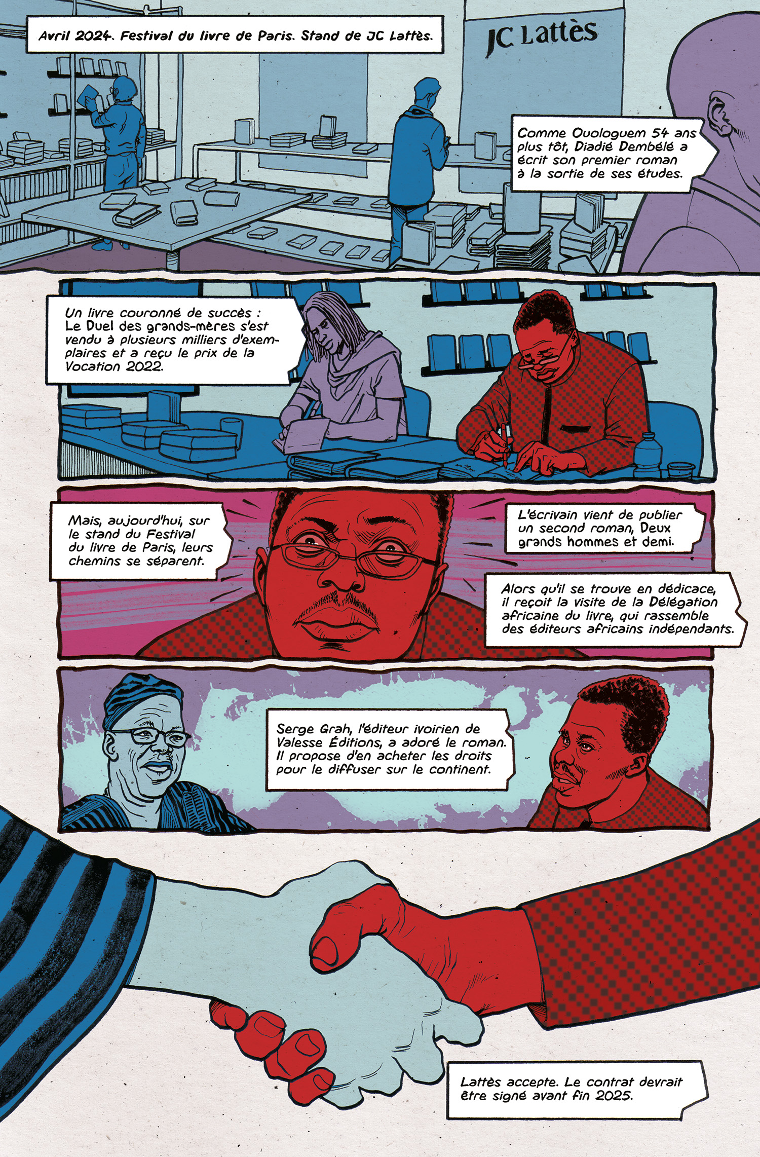 planche de bande dessin&eacute;e