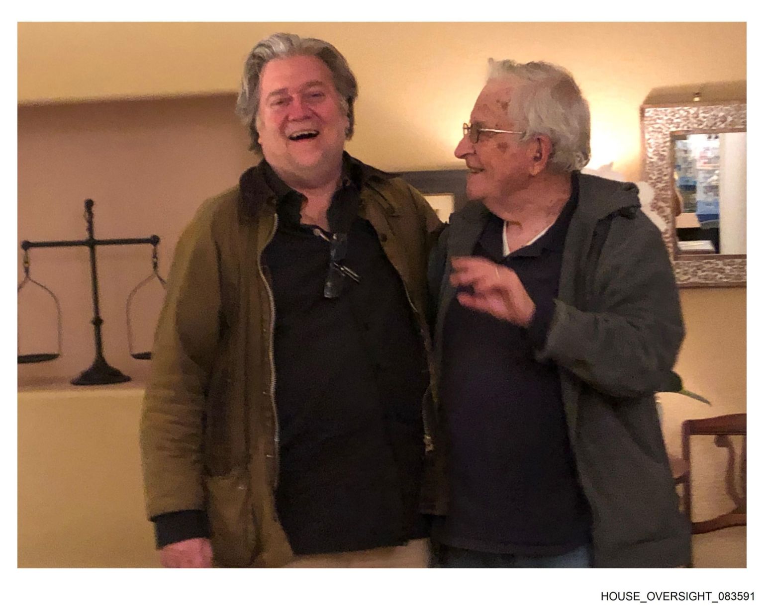 Steve Bannon et Noam Chomsky
