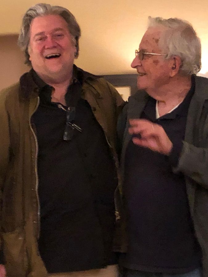 Steve Bannon et Noam Chomsky