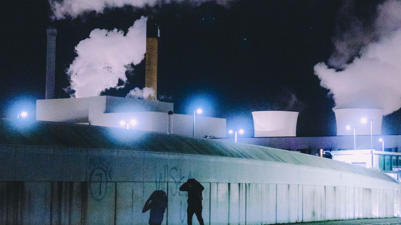 La nuit devant un data center