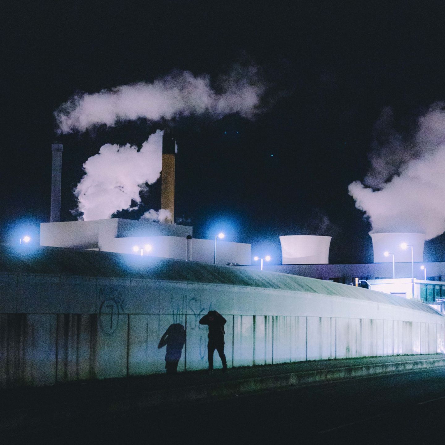 La nuit devant un data center