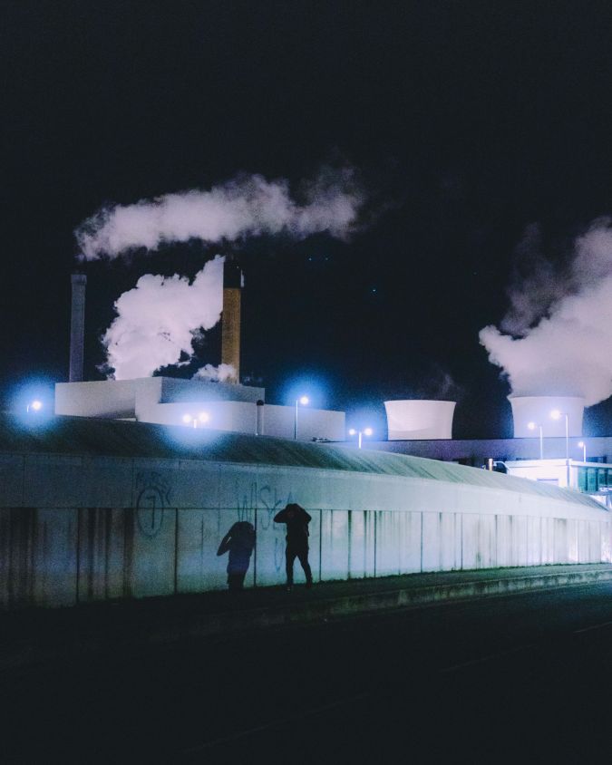 La nuit devant un data center