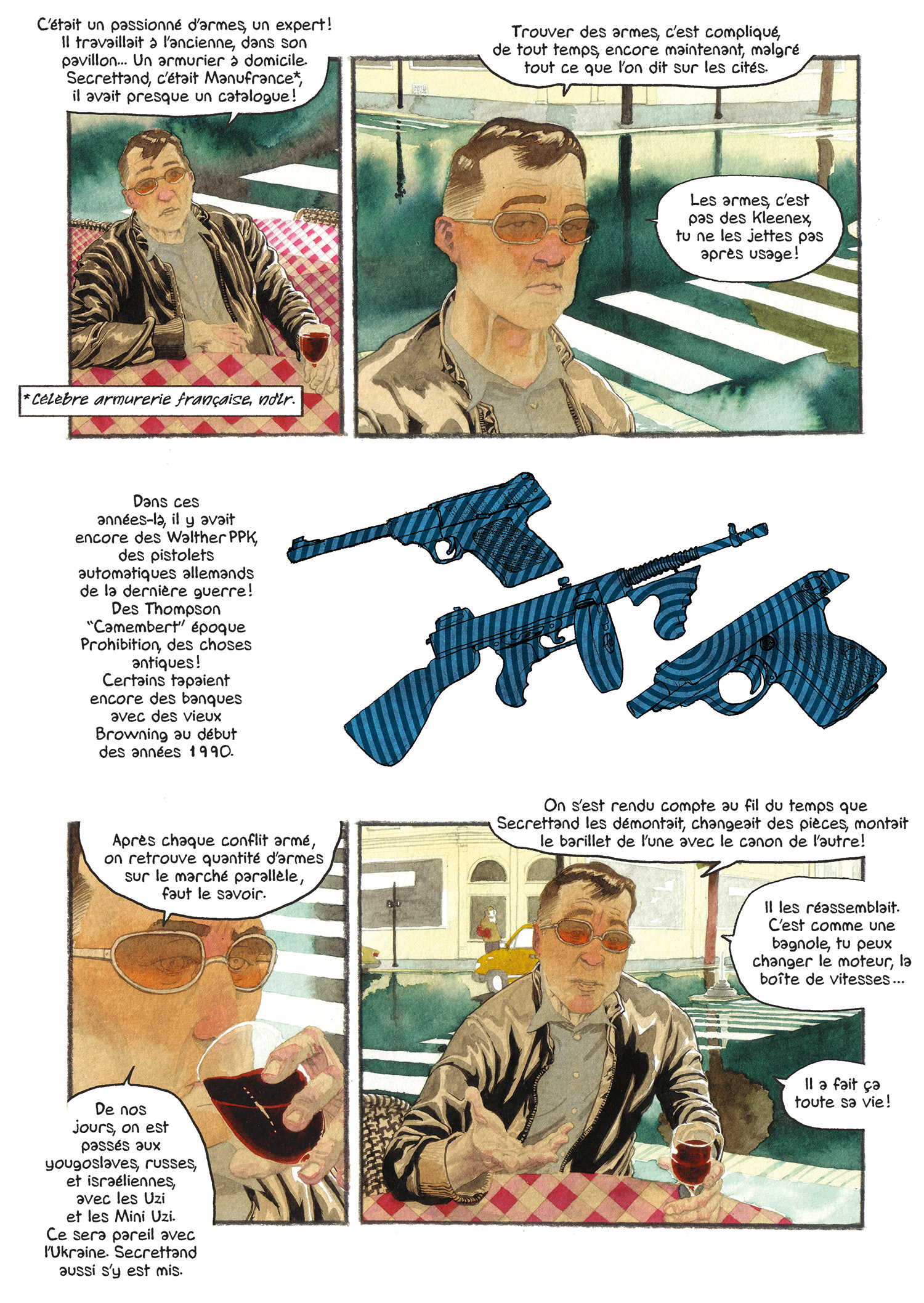 planche de bande dessin&eacute;e