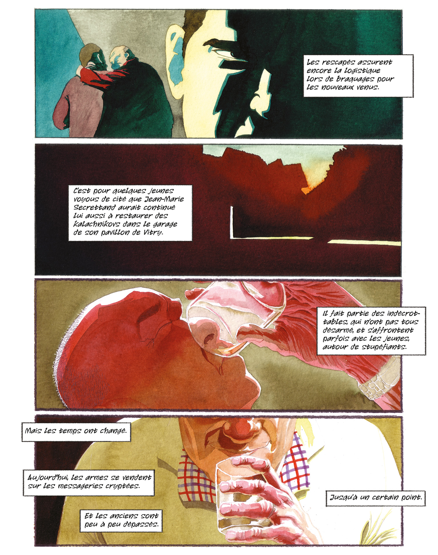 planche de bande dessin&eacute;e