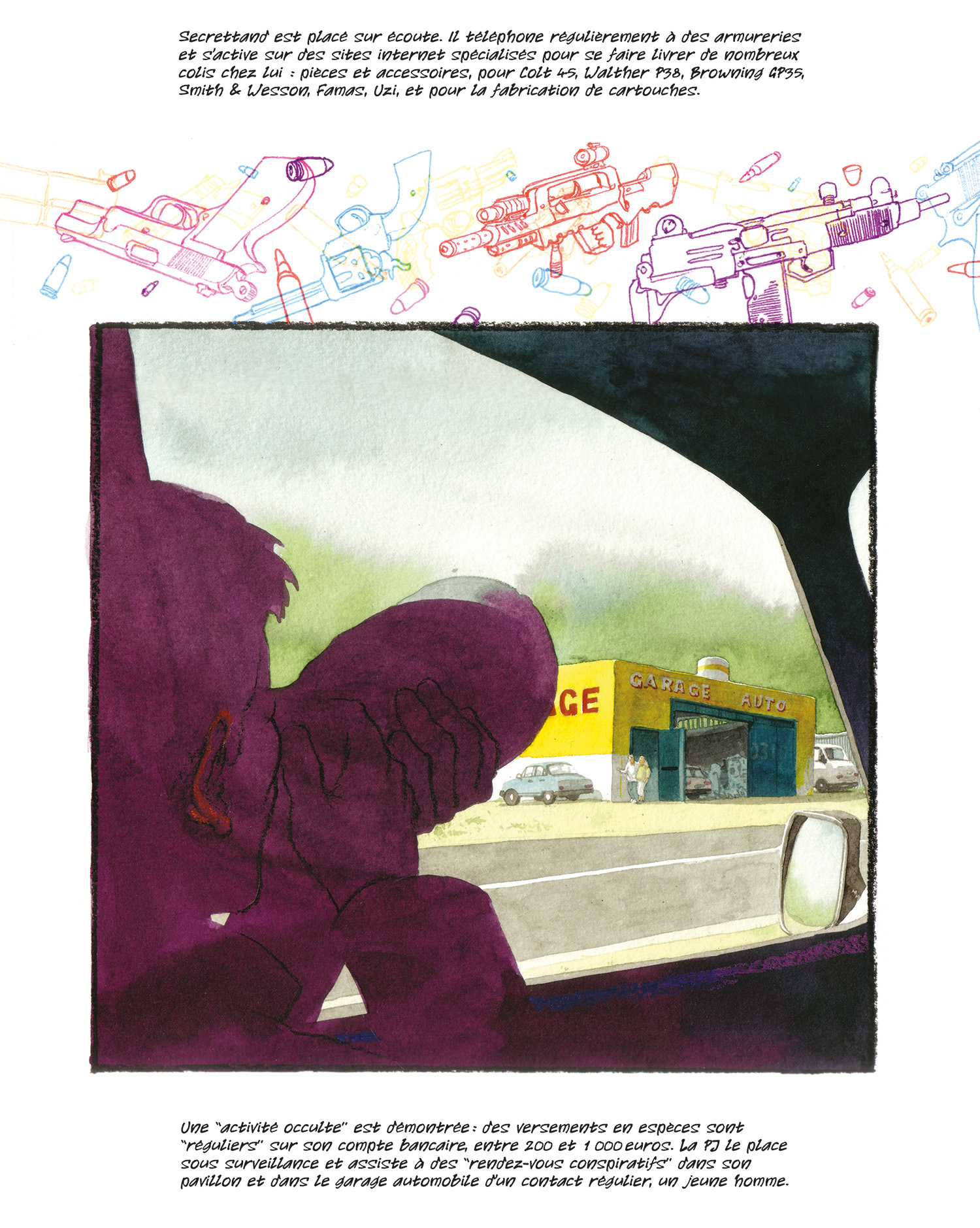 planche de bande dessin&eacute;e