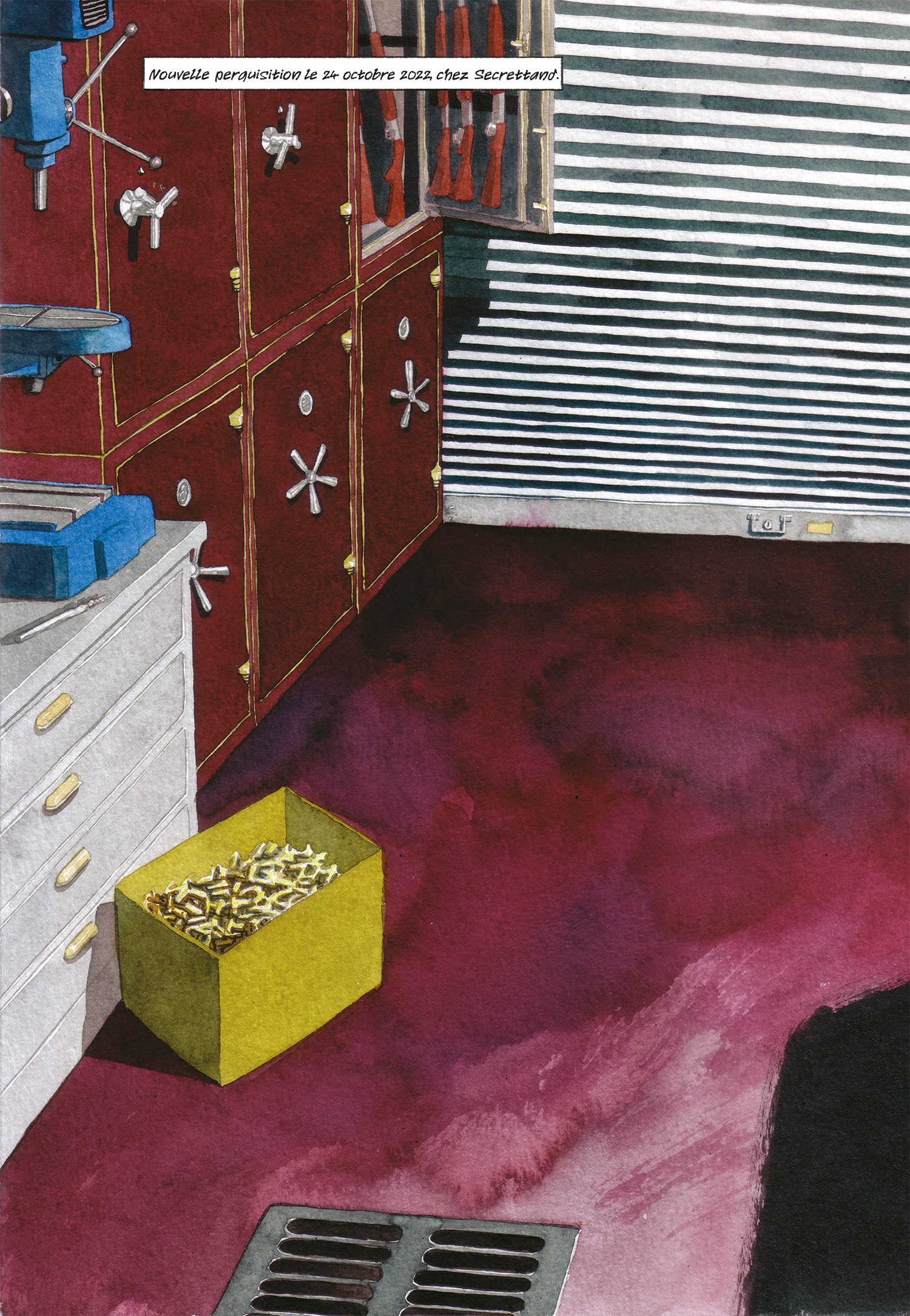 planche de bande dessin&eacute;e