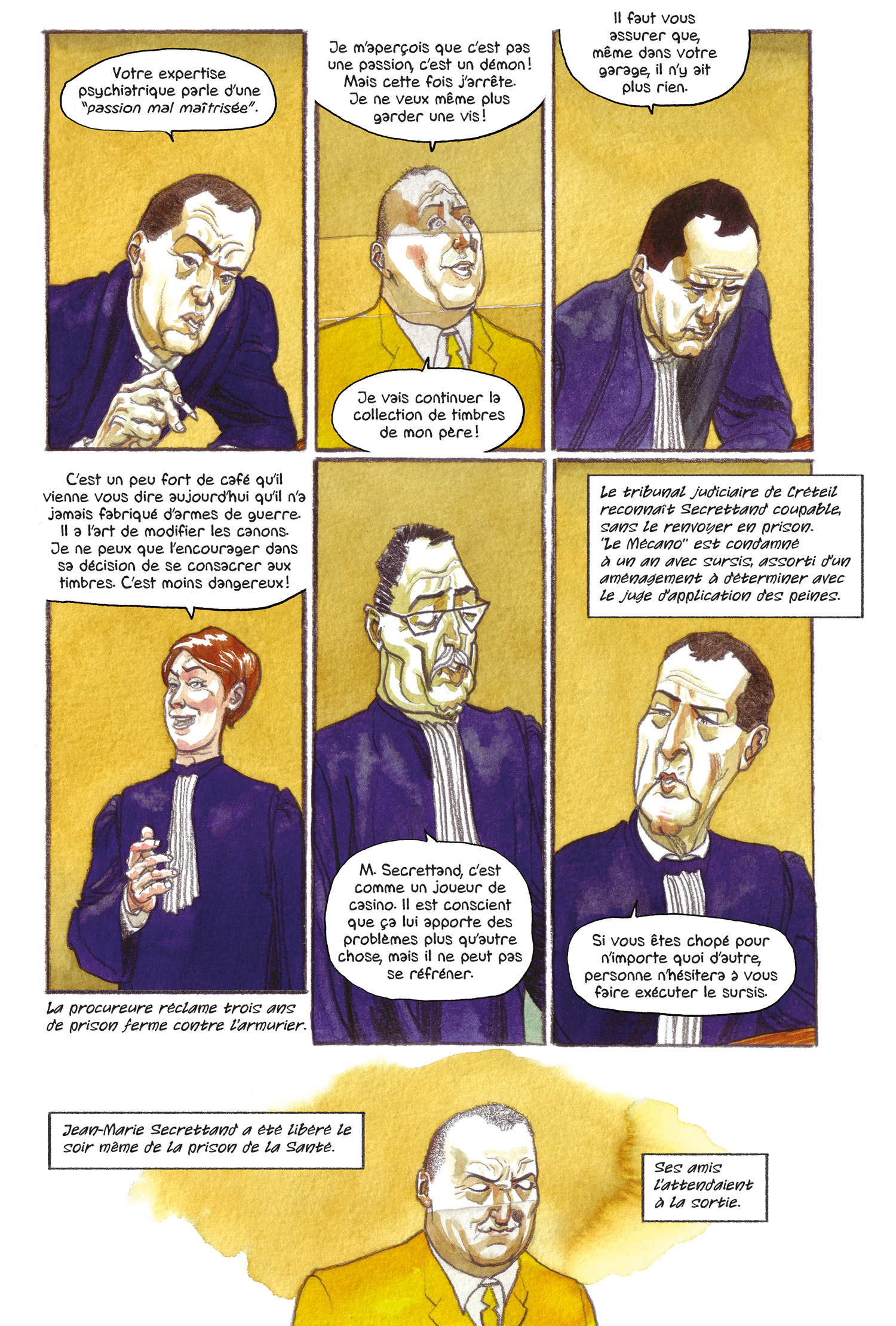 planche de bande dessin&eacute;e