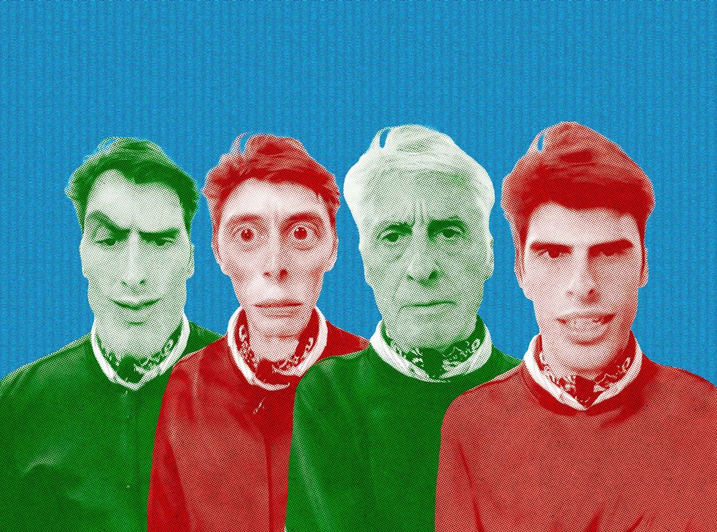 quatre personnages de l’humoriste Galansire