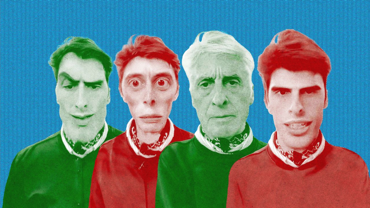 quatre personnages de l’humoriste Galansire