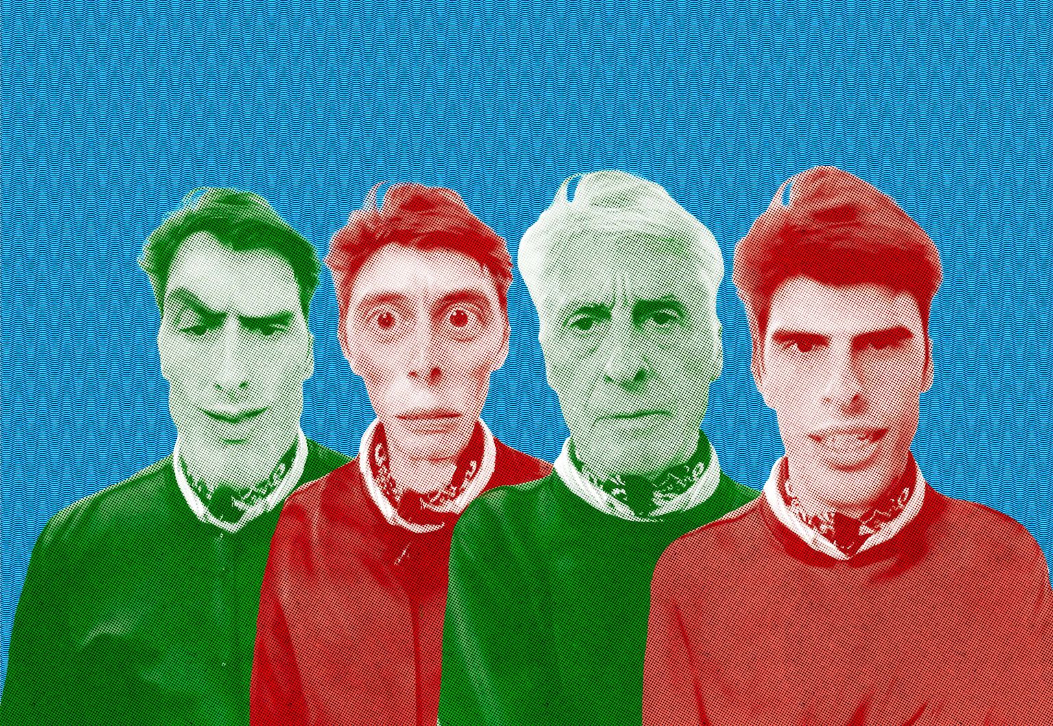 quatre personnages de l’humoriste Galansire