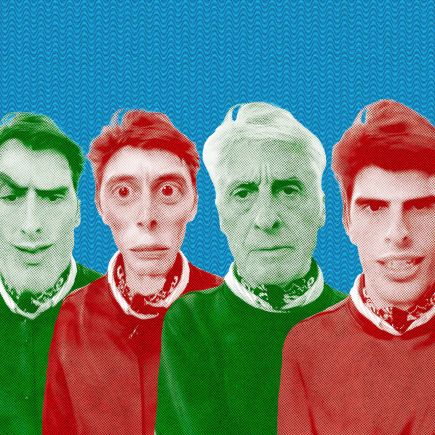 quatre personnages de l&rsquo;humoriste Galansire