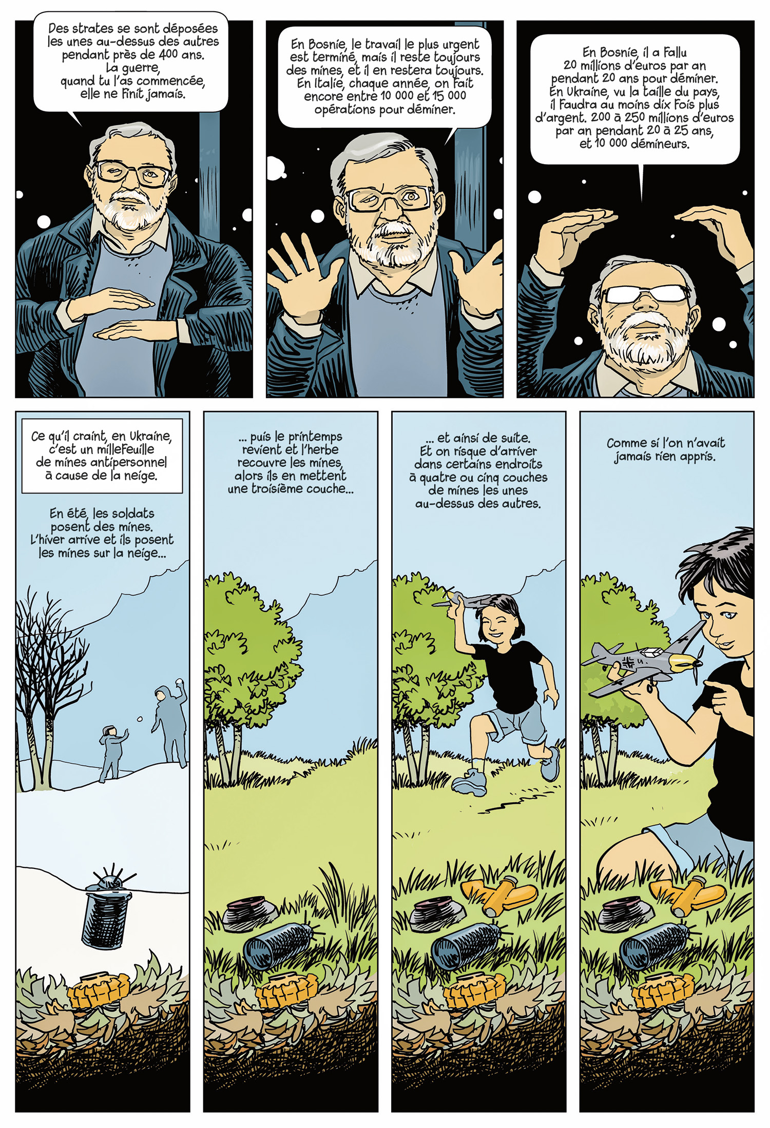 planche de la BD &ldquo;D&eacute;minage personnel&rdquo;