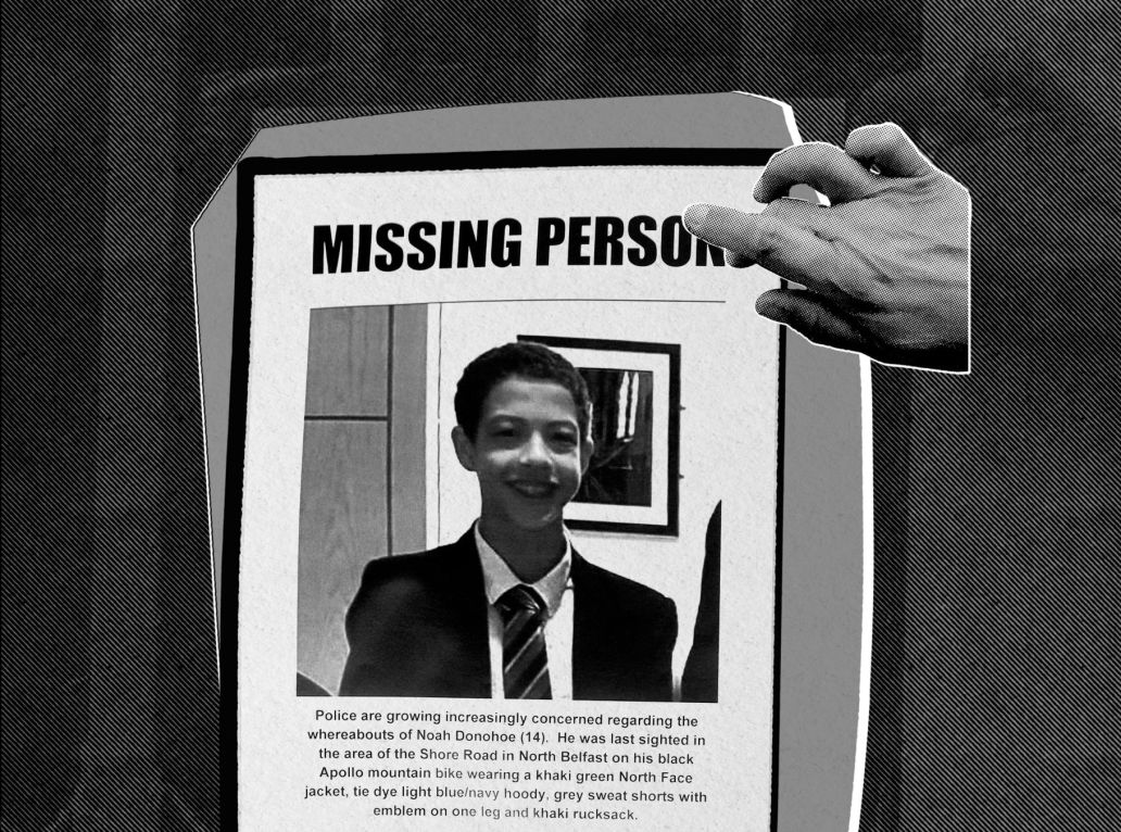 un avis de recherche de Noah Donohoe