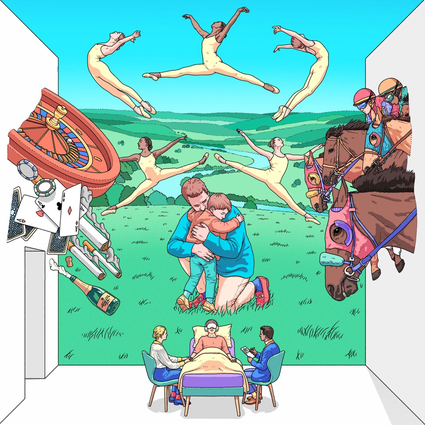 expérience psychédélique encadrée par des médecins