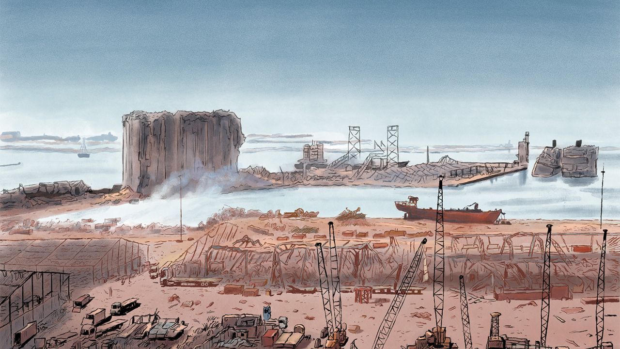 Le port de Beyrouth explosion
