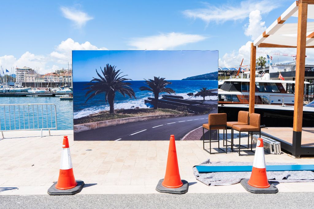 Dans le port de Cannes, lors du festival du film en mai 2026.