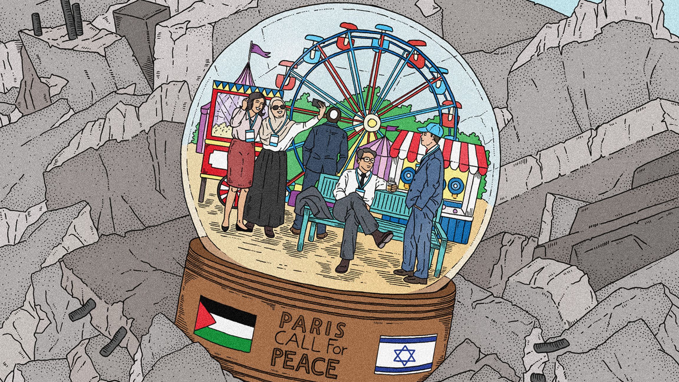 En direct de la énième conférence Israël-Palestine : la paix n’aura pas lieu