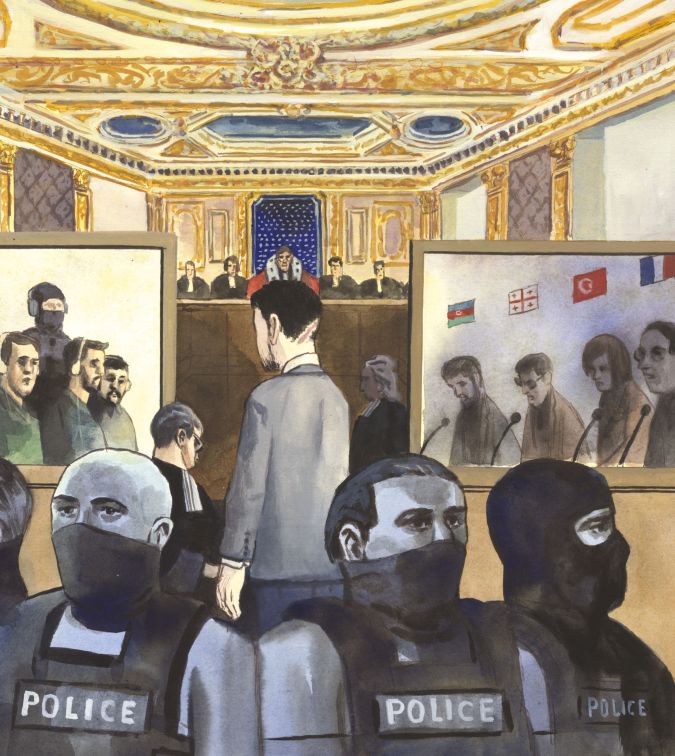 vue d’un procès d‘assises