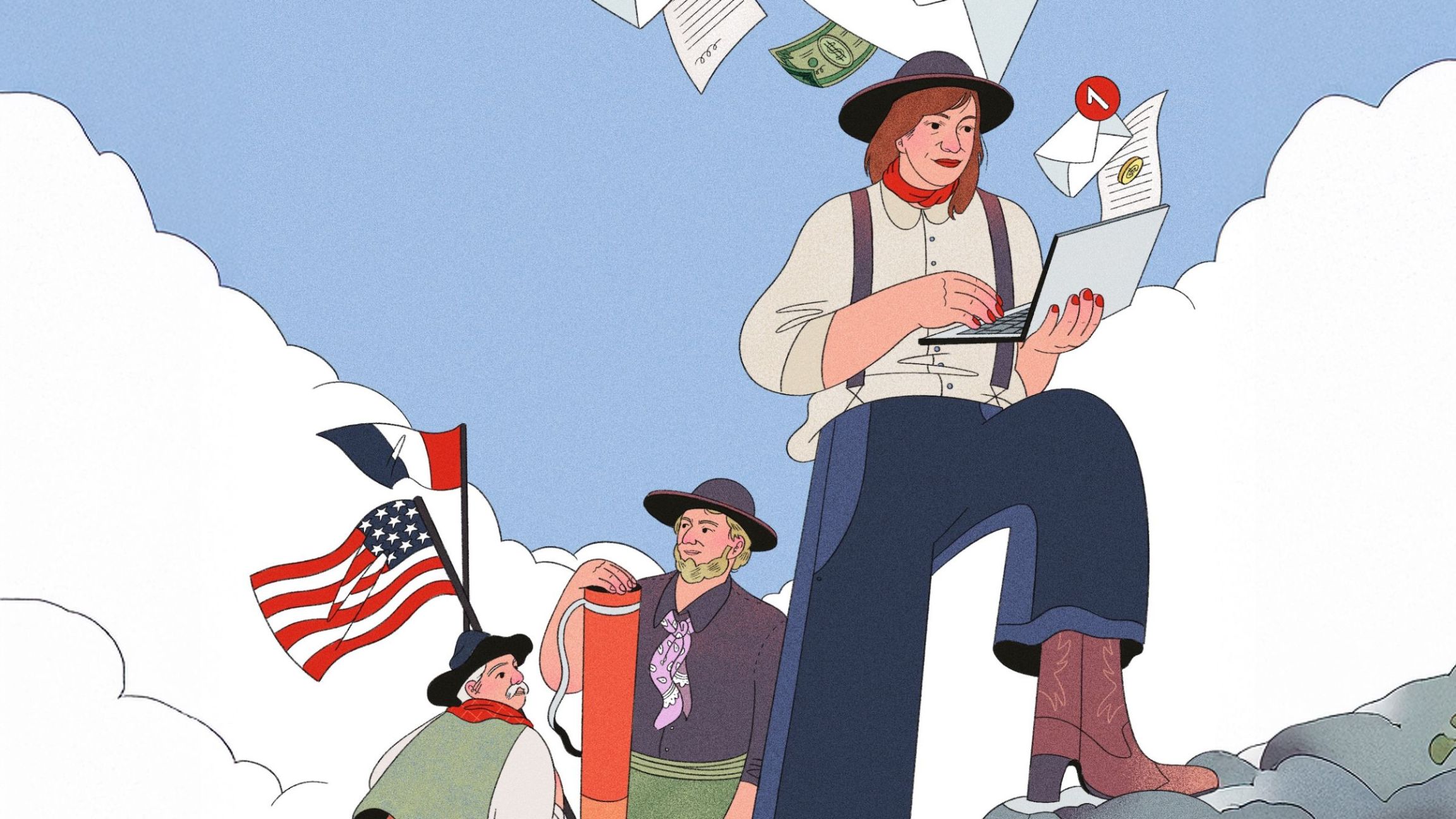 trois pionniers des newsletters