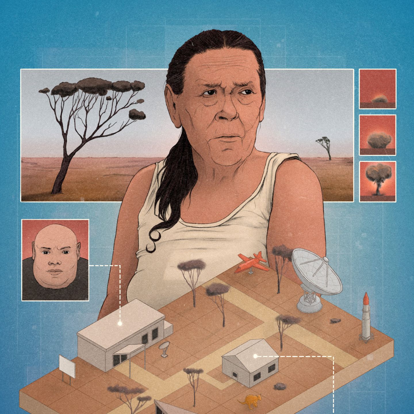 la ville fantôme de Woomera dans l’outback australien